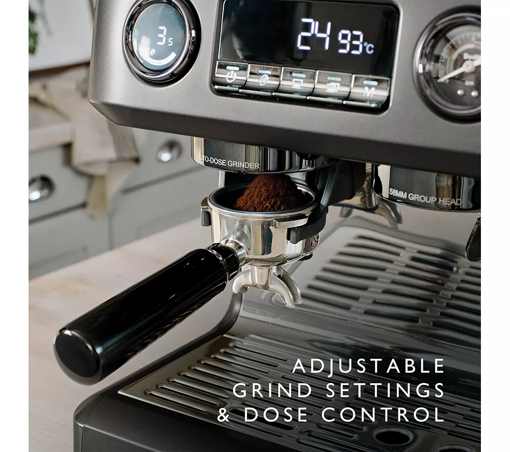 DUALIT Espressivo Pro 84455 Dual Boiler Bean to Cup Coffee Machine - Grey - Image 4