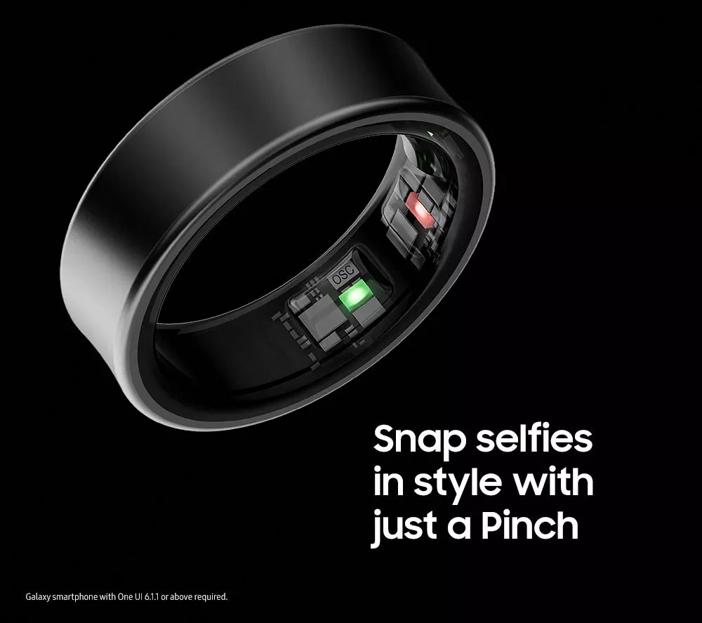 SAMSUNG Galaxy Ring - Titanium Gold, Size 14 - Image 17