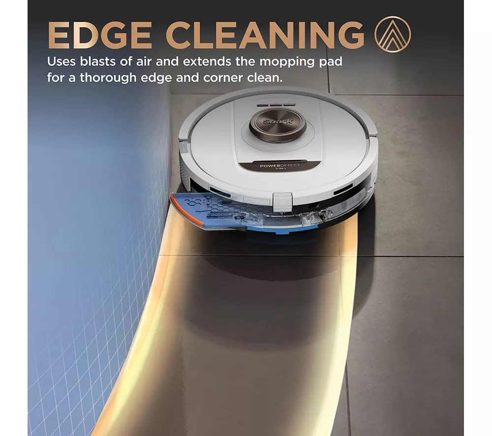 SHARK PowerDetect NeverTouch Pro RV2800ZEUKWH 2-in-1 Robot Vacuum Cleaner - White - Image 8