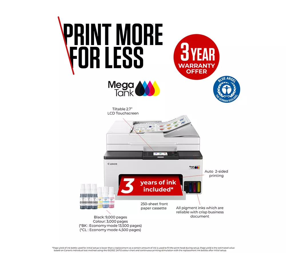 CANON MAXIFY GX2050 All-in-One Wireless Inkjet Printer with Fax - Image 2