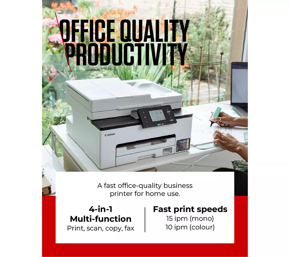 CANON MAXIFY GX2050 All-in-One Wireless Inkjet Printer with Fax - Image 4