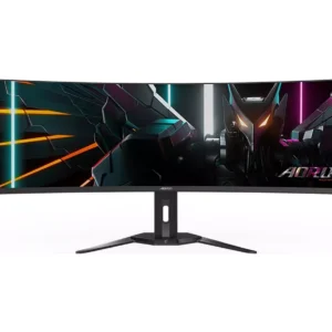 GIGABYTE AORUS CO49DQ 5K Ultra HD 49" Curved QD-OLED Gaming Monitor - Black
