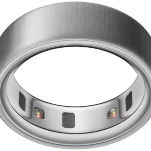 OURA Ring 4 - Brushed Silver, Size 9