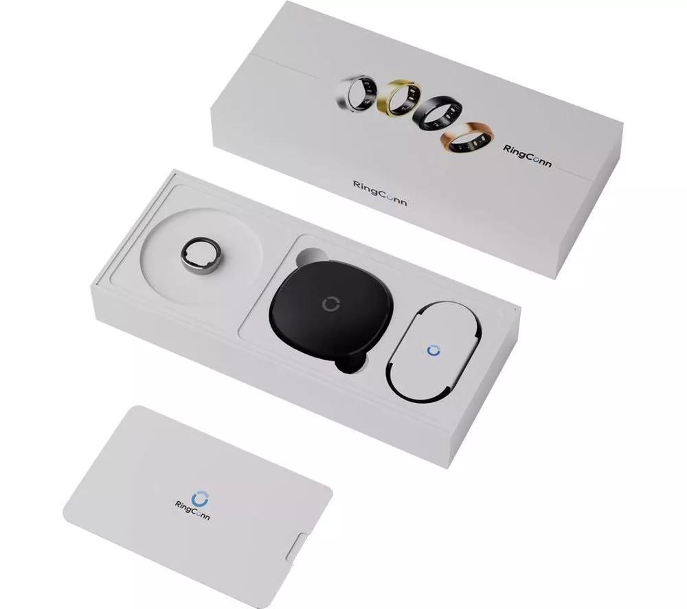 RINGCONN Gen 2 Smart Ring - Silver, Size 11