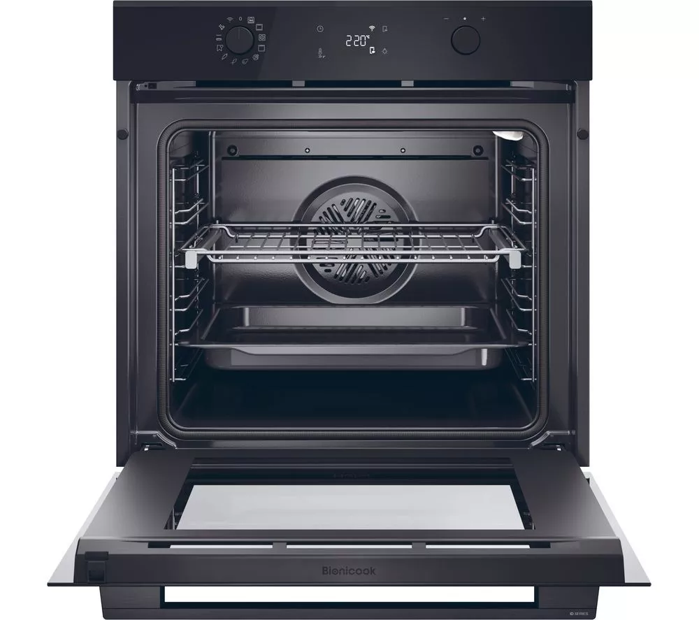HAIER ID Series 2 H6 ID2P5B3YTB Electric Pyrolytic Smart Oven - Black