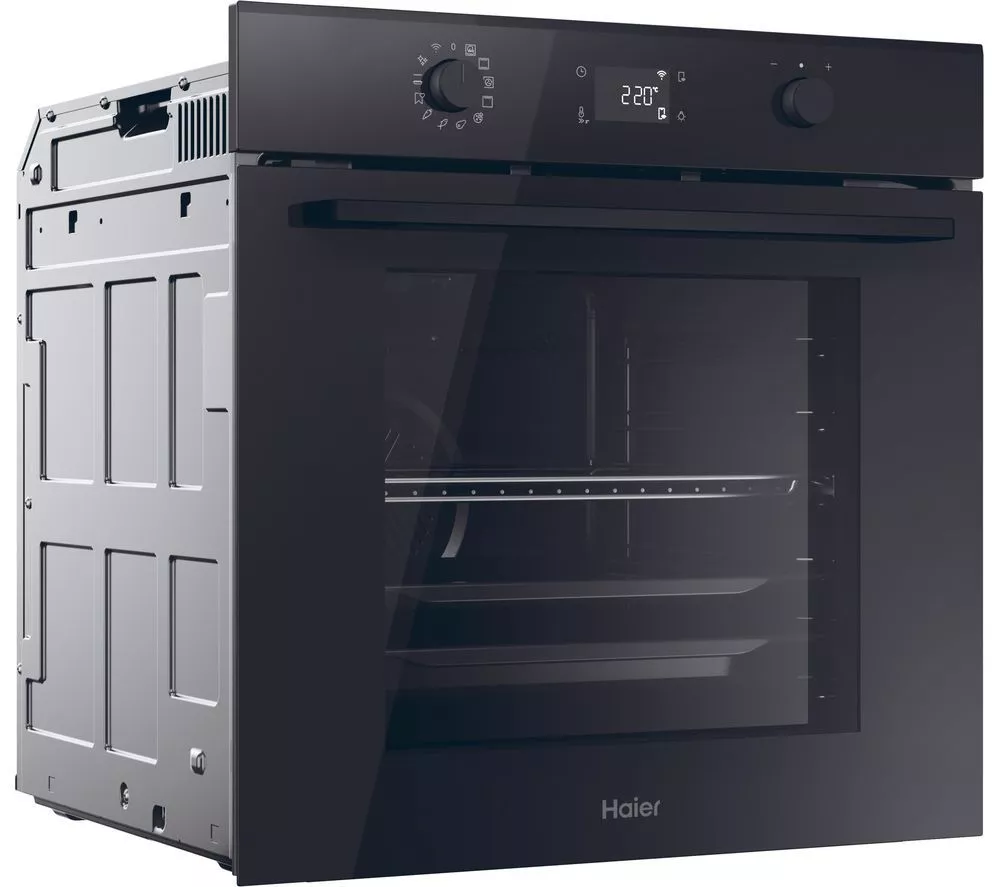HAIER ID Series 2 H6 ID2P5B3YTB Electric Pyrolytic Smart Oven - Black