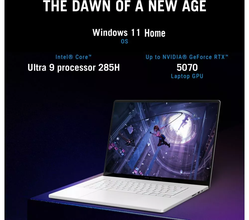 ASUS ROG Zephyrus G16 16" Gaming Laptop - Intel Core Ultra 9, RTX 5070, 1 TB SSD