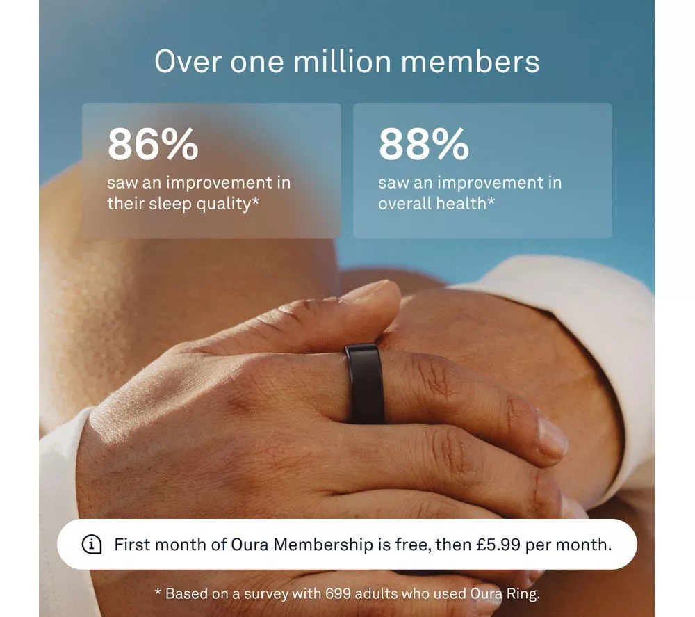 OURA Ring 4 - Black, Size 5 - Image 6