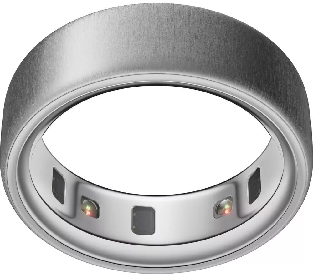 OURA Ring 4 - Brushed Silver, Size 5