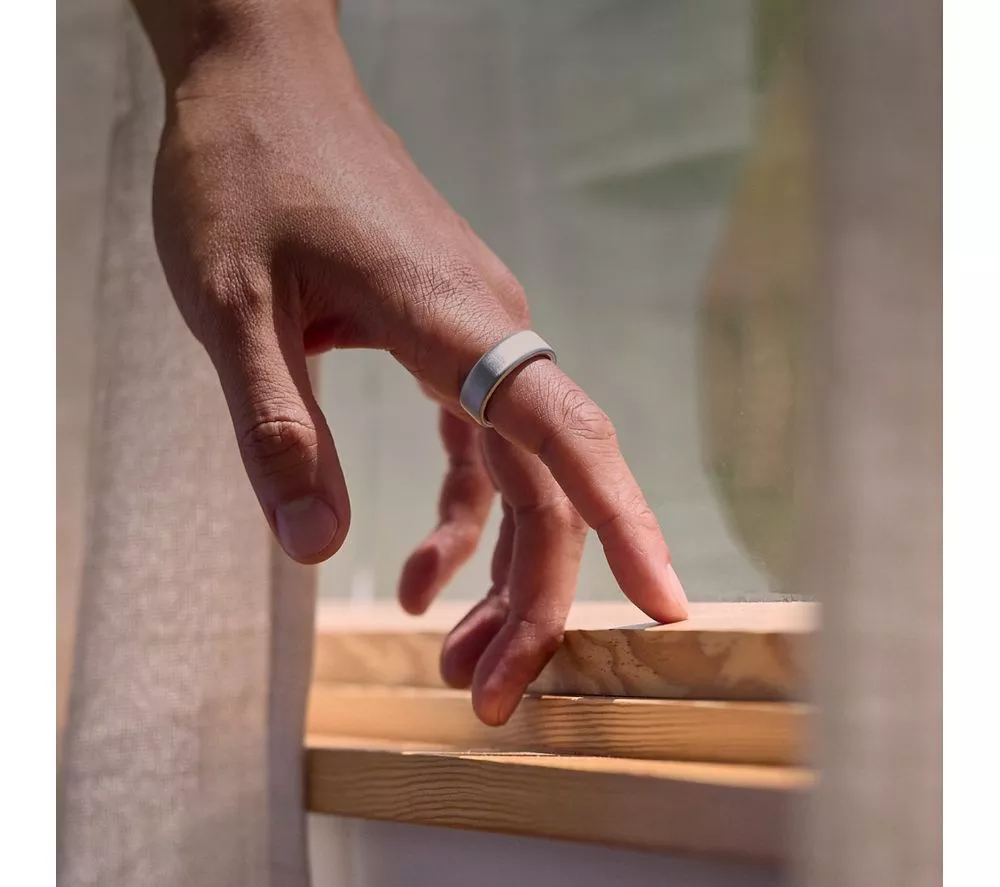 OURA Ring 4 - Brushed Silver, Size 5