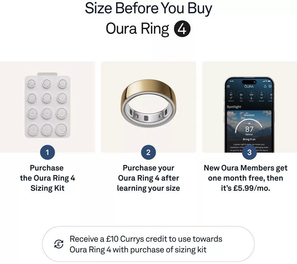 OURA Ring 4 - Gold, Size 14