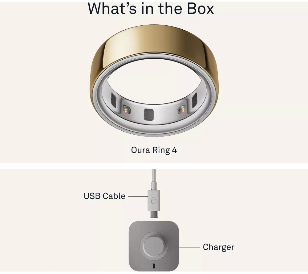 OURA Ring 4 - Gold, Size 14