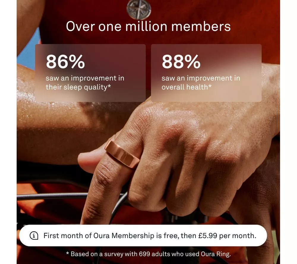 OURA Ring 4 - Rose Gold, Size 4