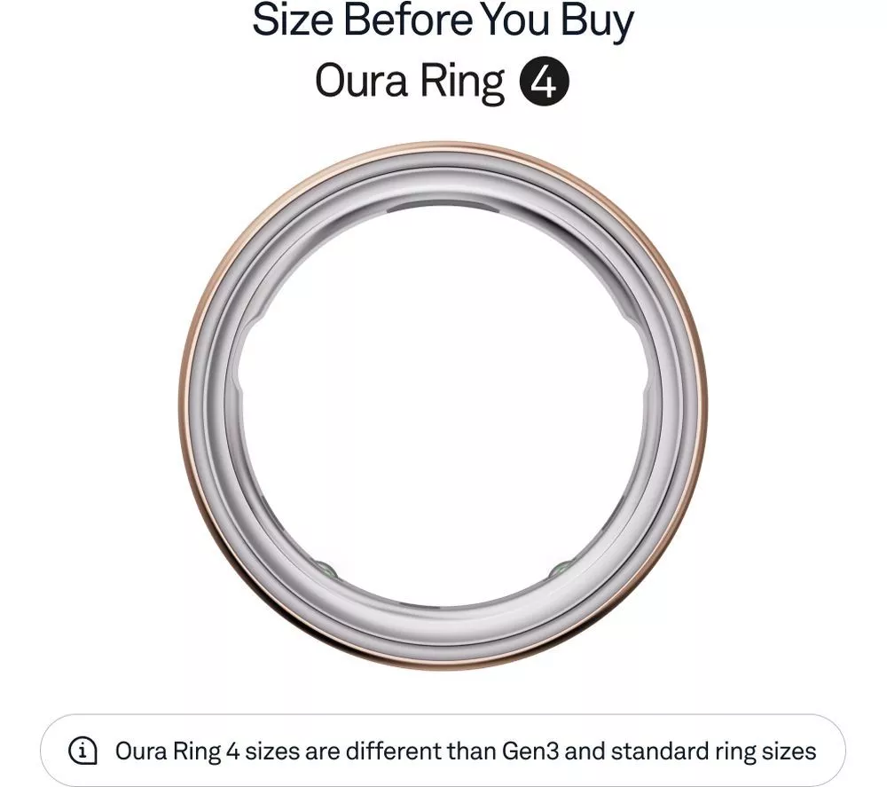 OURA Ring 4 - Rose Gold, Size 15