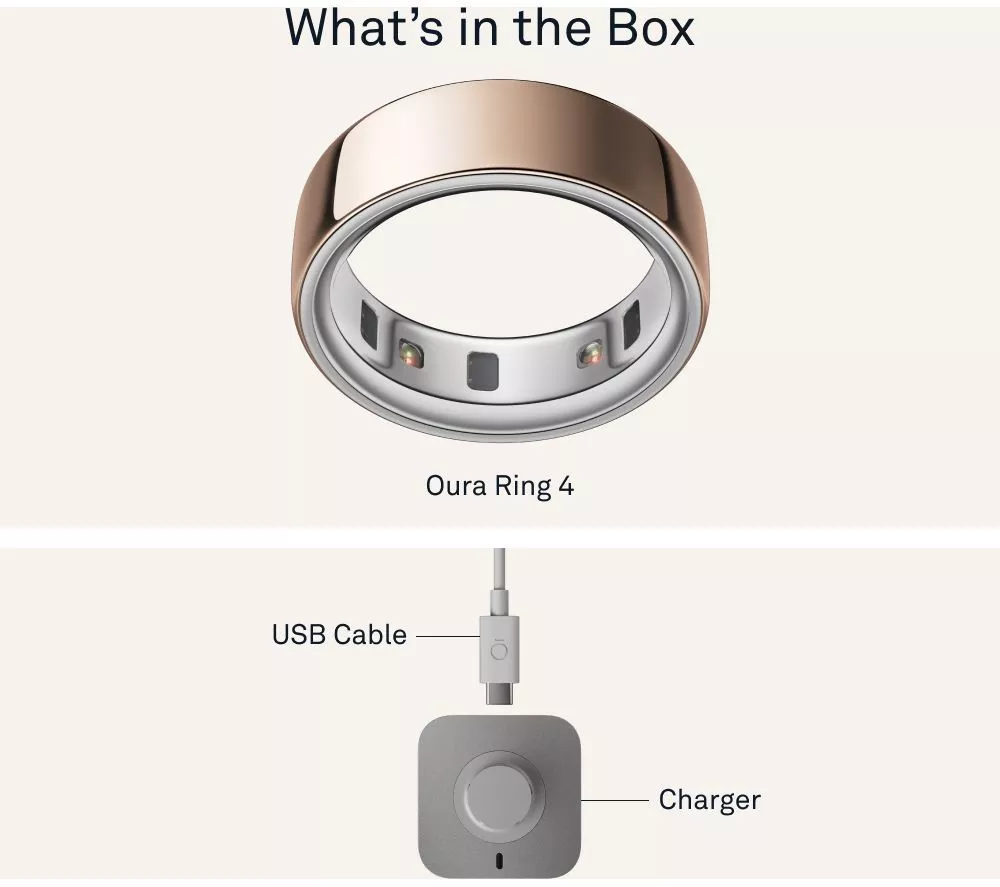 OURA Ring 4 - Rose Gold, Size 15