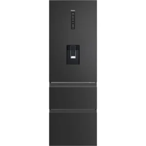 HAIER HTW3618EWPB Smart Fridge Freezer - Slate Black