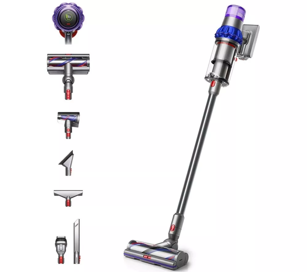 DYSON V15 Extra Cordless Vacuum Cleaner - Nickel Blue