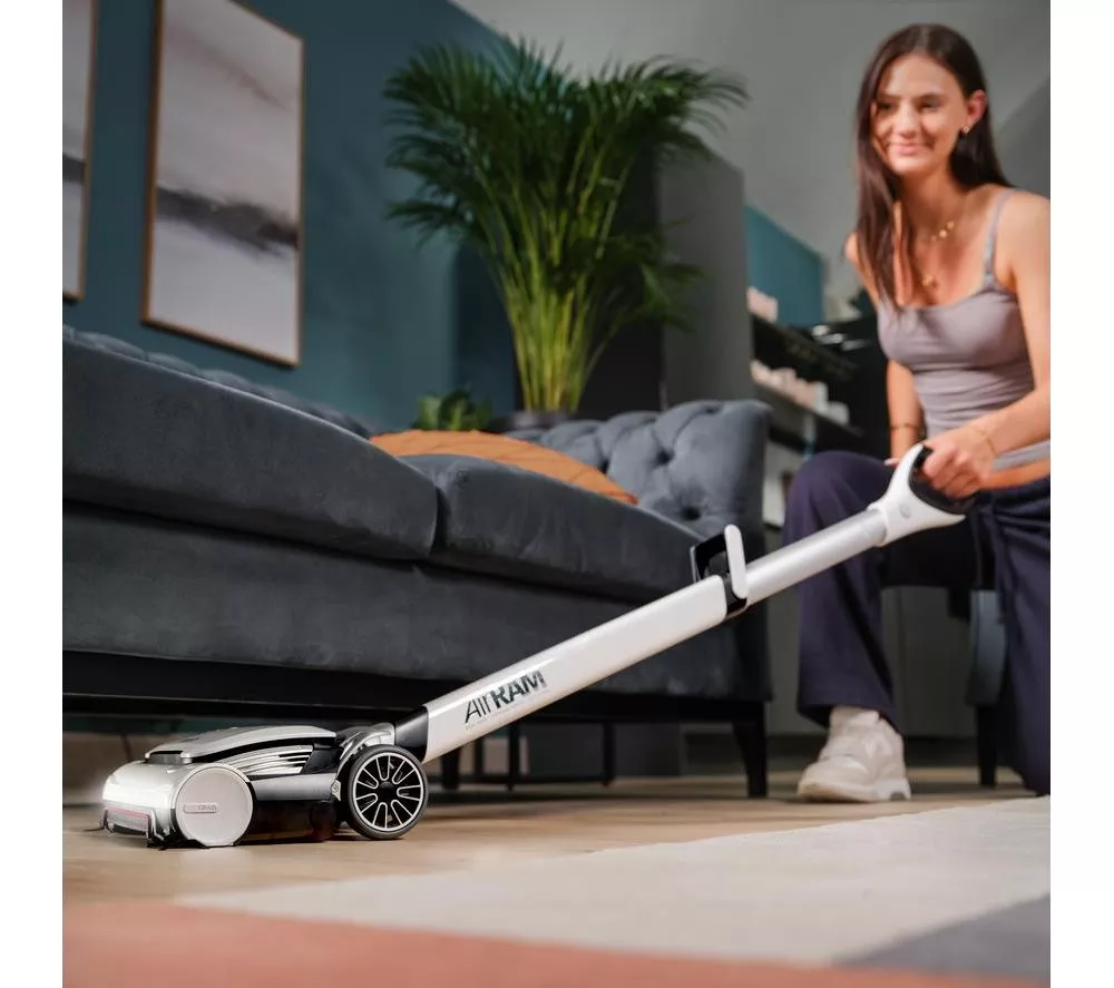 GTECH AirRAM 3 Plus Dual Edge-Clean Cordless Vacuum Cleaner – White & Black - Image 4