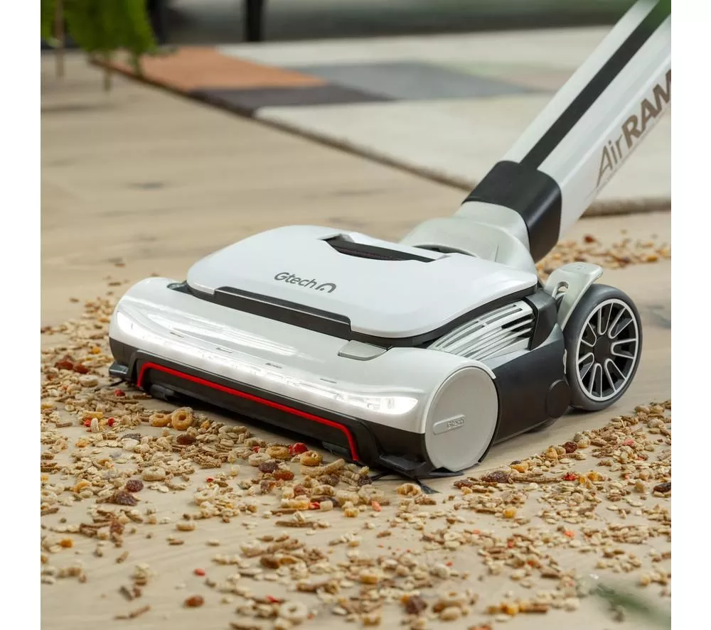 GTECH AirRAM 3 Plus Dual Edge-Clean Cordless Vacuum Cleaner – White & Black - Image 10