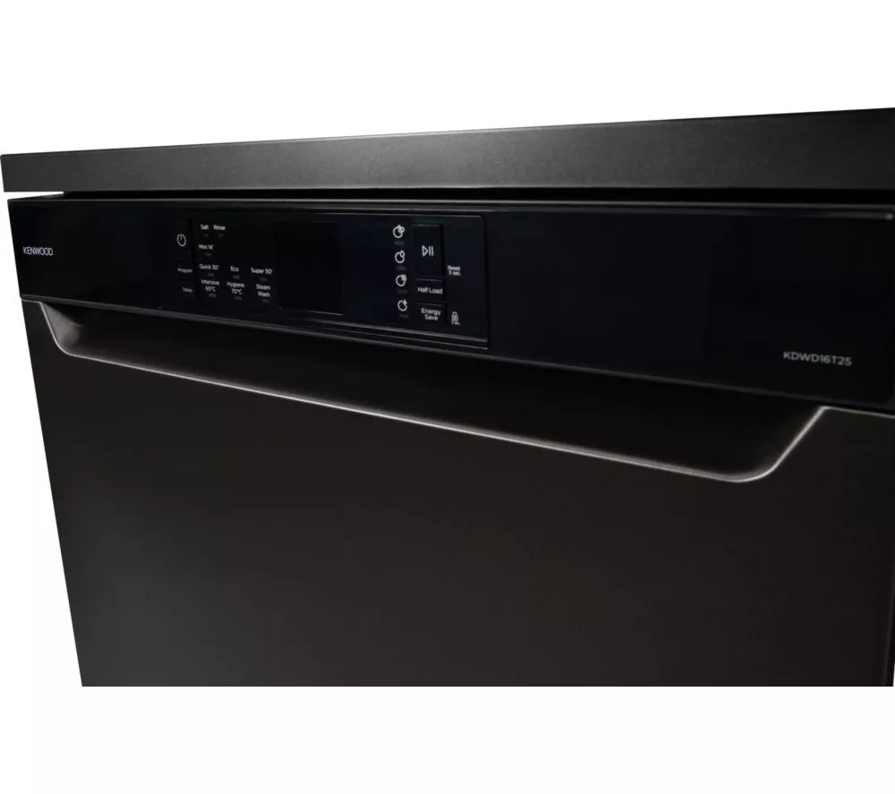 KENWOOD KDWD16T25 Full-size Dishwasher - Dark Inox - Image 8
