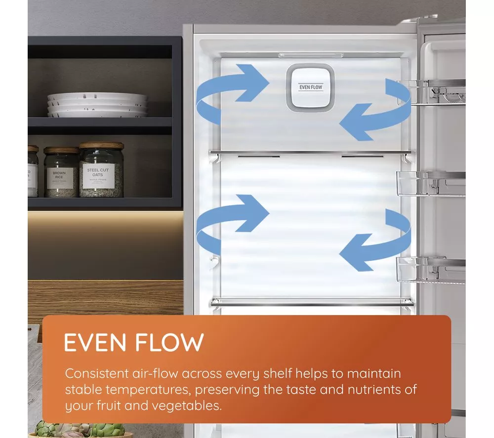 HOTPOINT Dual No Frost HPK 26402 XP4UK 70/30 Fridge Freezer - Silver