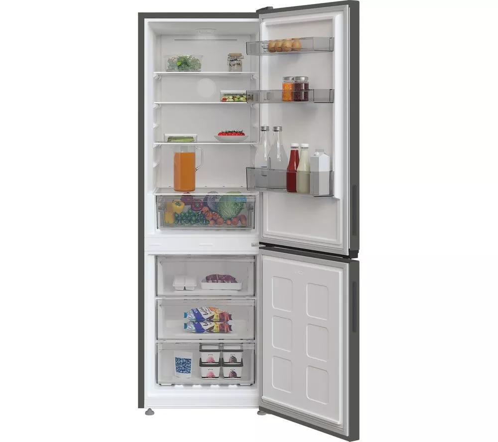 INDESIT Total No Frost INK 21411 G4UK 60/40 Fridge Freezer - Silver - Image 3