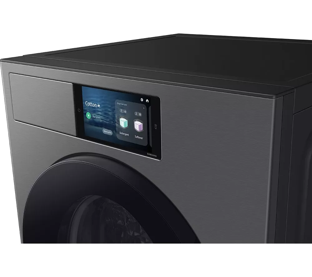 SAMSUNG Series 9 AI Home AI Energy WF90F09C4SU1 WiFi-enabled 9kg 1400 Spin Smart Washing Machine - Dark Silver - Image 4