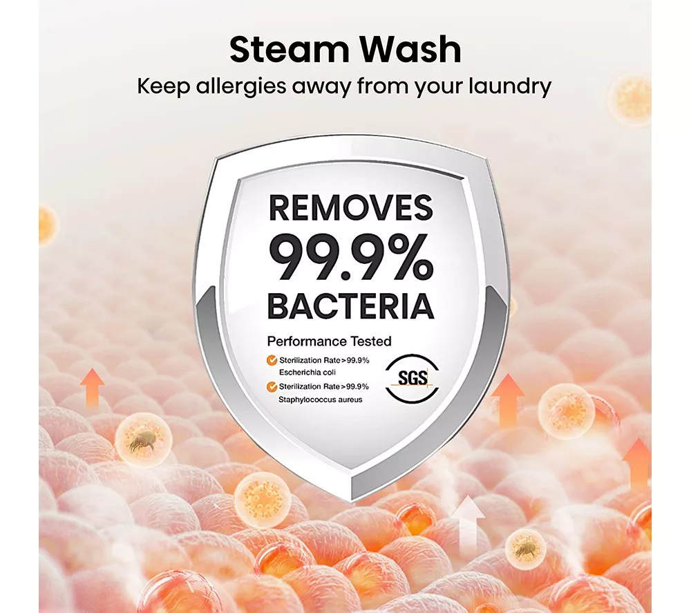 HISENSE 5S Series Auto Dosing WD5S1045BB WiFi-enabled 10.5 kg Washer Dryer - Black - Image 6