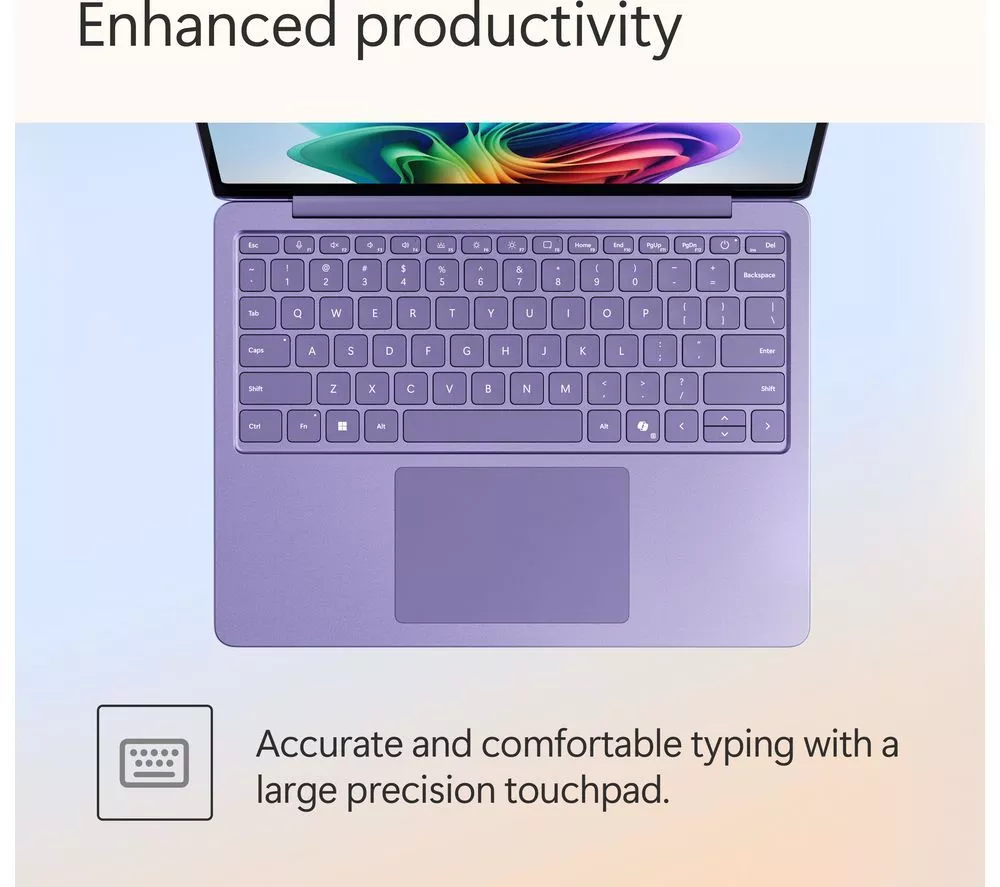 MICROSOFT 13" Surface Laptop, Copilot+ PC - Snapdragon X Plus, 512 GB SSD, Purple - Image 7