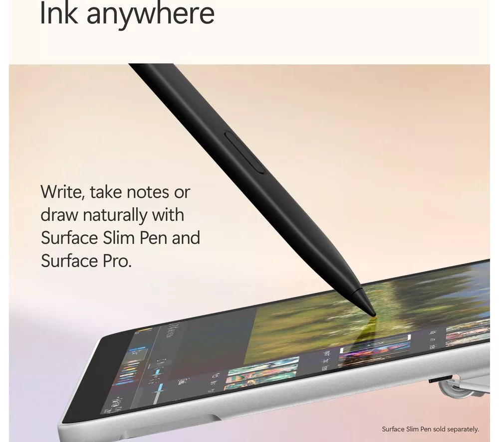 MICROSOFT 12" Surface Pro, Copilot+ PC - Snapdragon X Plus, 256 GB SSD, Platinum - Image 7