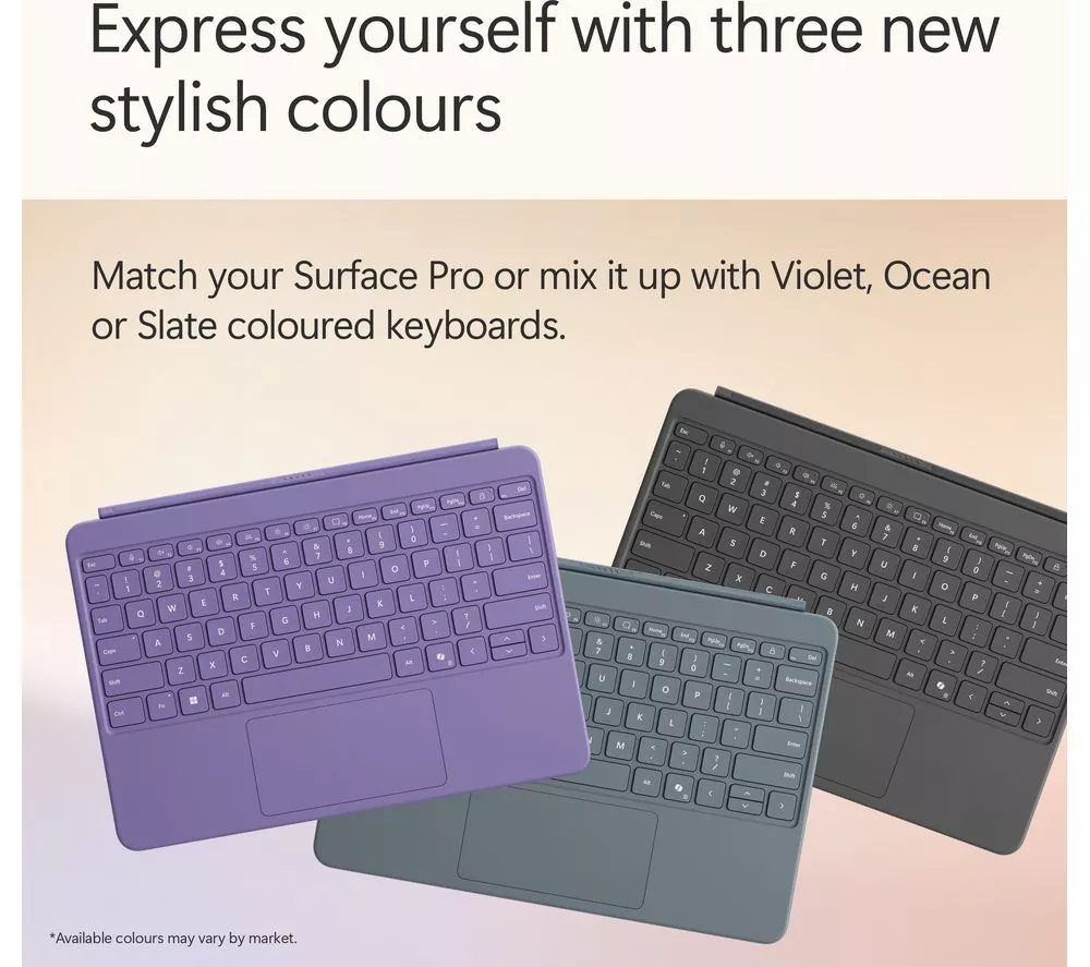 MICROSOFT 12" Surface Pro, Copilot+ PC - Snapdragon X Plus, 256 GB SSD, Platinum - Image 9