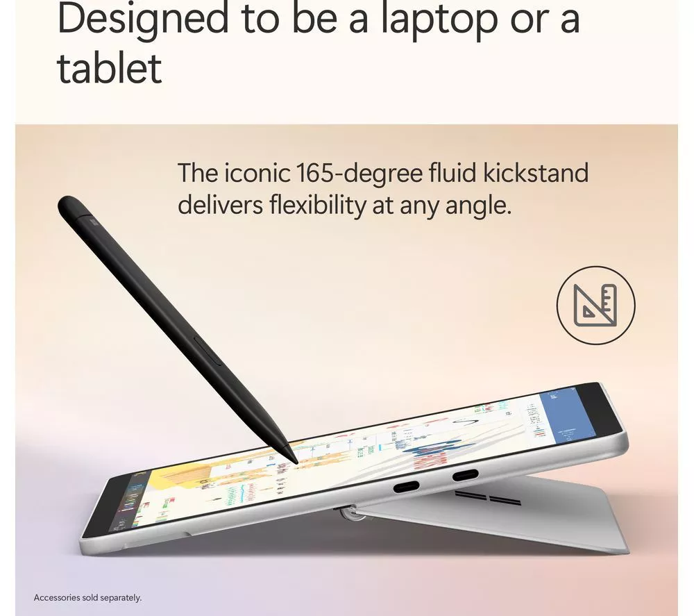 MICROSOFT 12" Surface Pro, Copilot+ PC - Snapdragon X Plus, 256 GB SSD, Platinum - Image 11