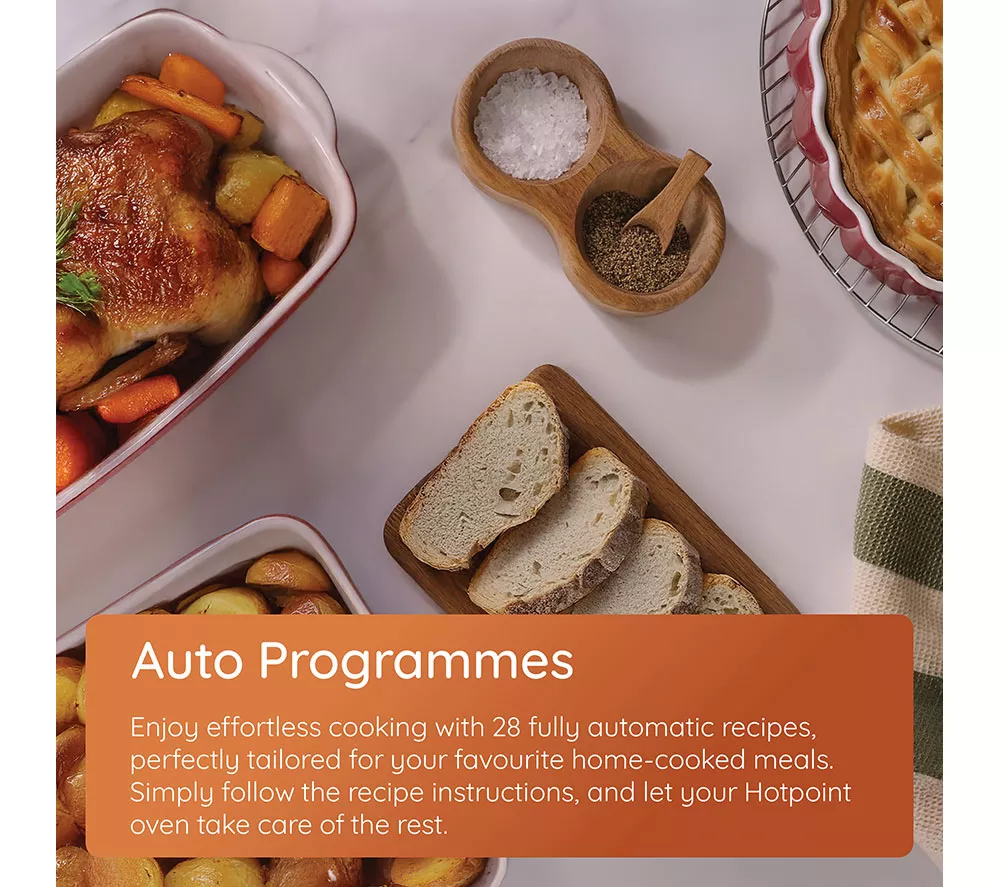 HOTPOINT Class 2 Multiflow HO 458H B UK Electric Oven - Black