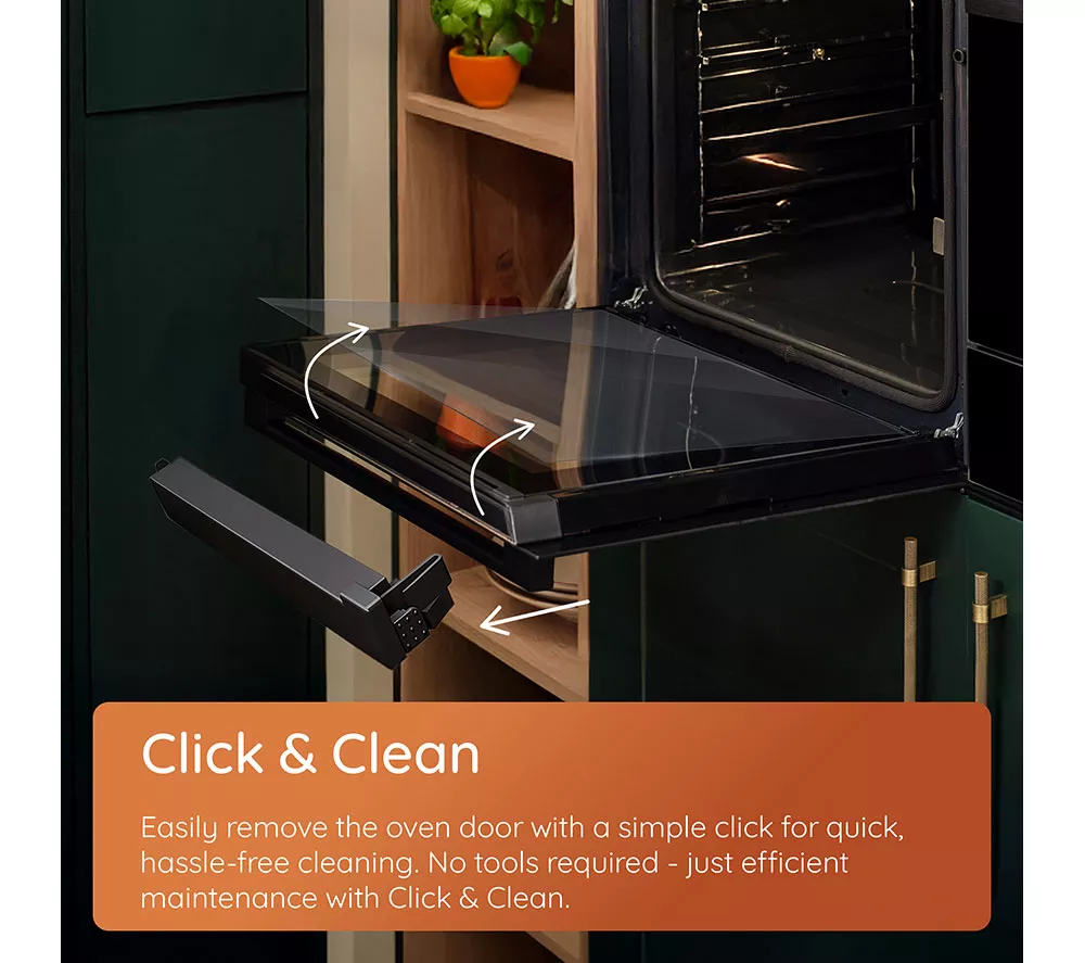 HOTPOINT Class 2 Multiflow HO 458H B UK Electric Oven - Black