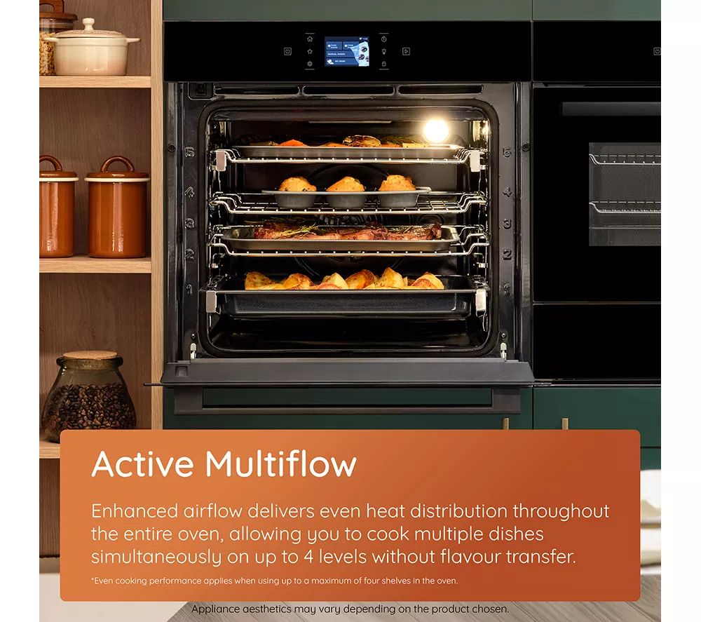 HOTPOINT Class 4 ActiveMultiflow HOI4S8HM0XUK Electric Steam Oven - Black - Image 3