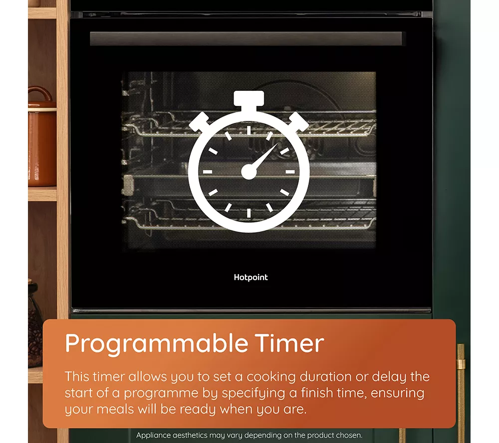 HOTPOINT Class 4 ActiveMultiflow HOI4S8HM0XUK Electric Steam Oven - Black - Image 8