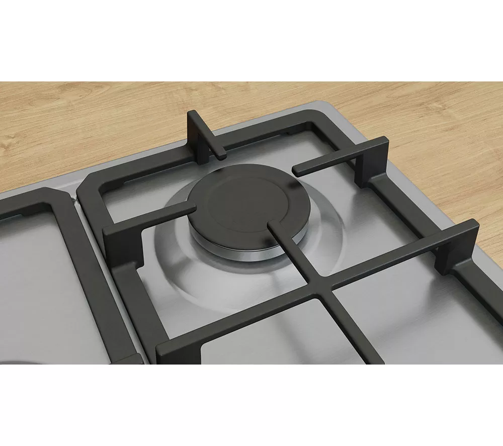 BOSCH Series 4 PGQ7B5K90 75 cm Gas Hob - Stainless Steel - Image 3