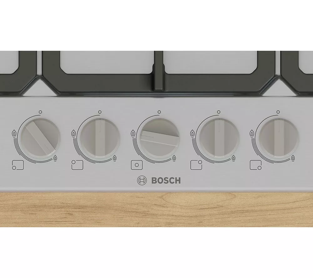 BOSCH Series 4 PGQ7B5K90 75 cm Gas Hob - Stainless Steel - Image 5