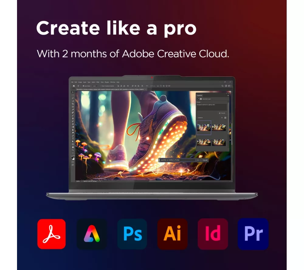 LENOVO Yoga 7 16" 2 in 1 Laptop, Copilot+ PC - Intel® Core™ Ultra 7, 1 TB SSD, Luna Grey