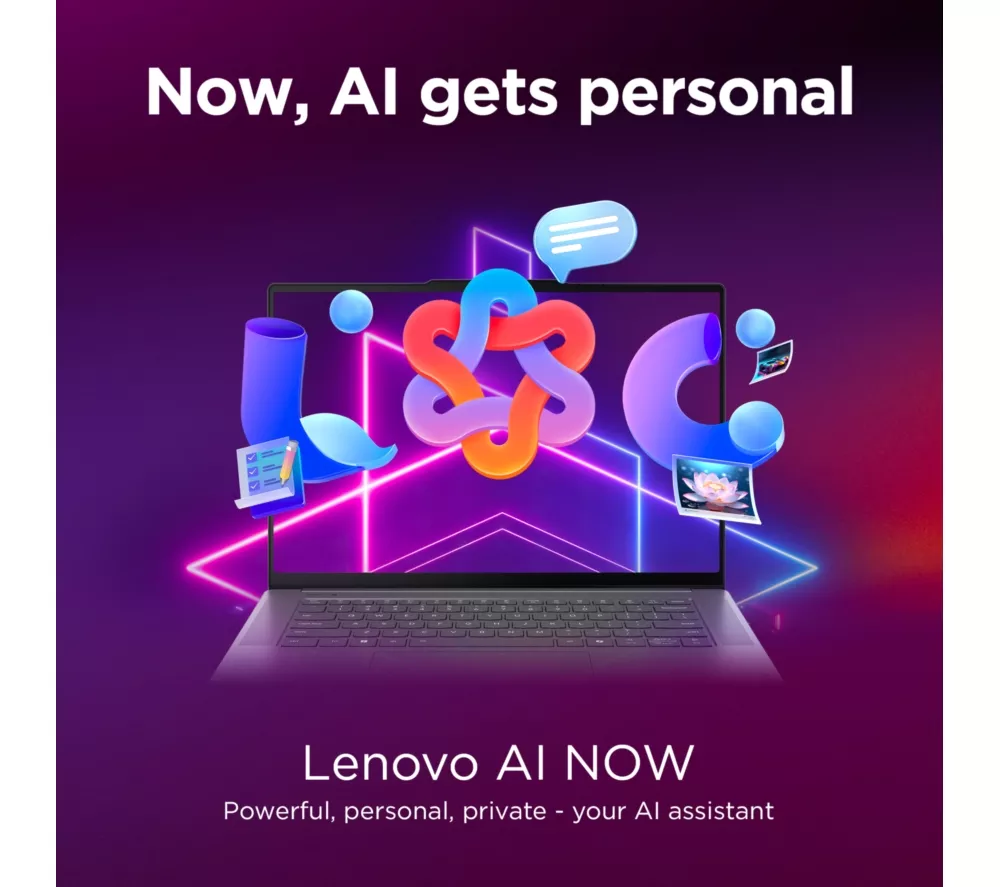 LENOVO Yoga Slim 7 14" Laptop, Copilot+ PC - Intel® Core™ Ultra 5, 512 GB SSD, Grey - Image 3