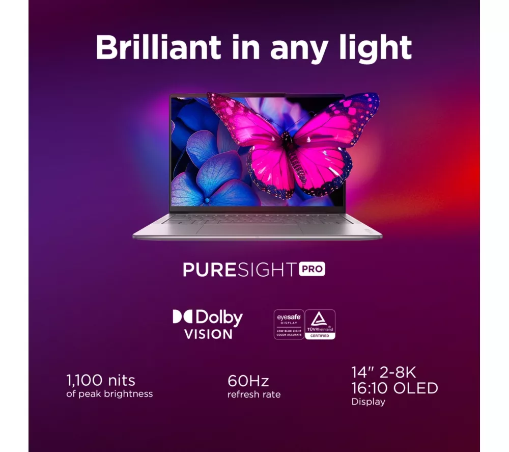 LENOVO Yoga Slim 7 14" Laptop, Copilot+ PC - Intel® Core™ Ultra 5, 512 GB SSD, Grey - Image 5