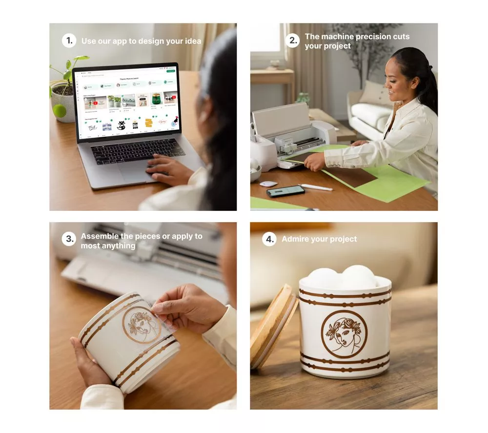 CRICUT Maker 4 DIY Digital Cutting Machine Essentials Bundle - Image 3