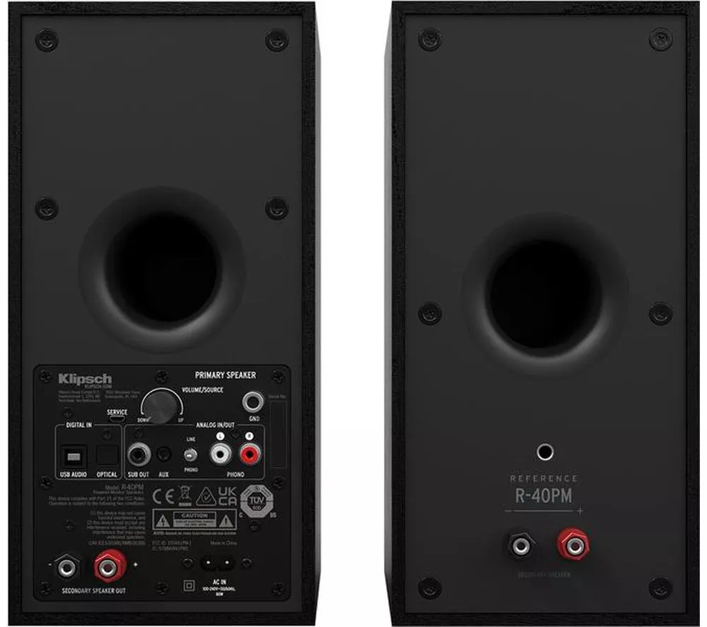 KLIPSCH Reference R-40PM Wireless Speakers - Black