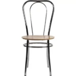 TEKNIK Bistro Deluxe Wooden Chair - Brown, Set of 4