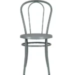 TEKNIK Urban Bistro Metal Chair - Dove Grey, Set of 4