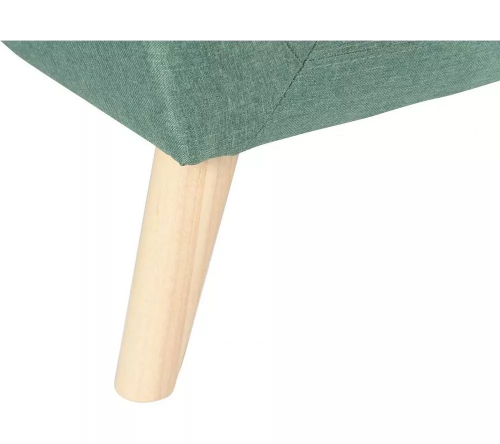 TEKNIK Skandi 2-Seater Fabric Sofa - Ocean Green