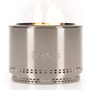 HERQS Smokeless Chief Fire Pit - Silver