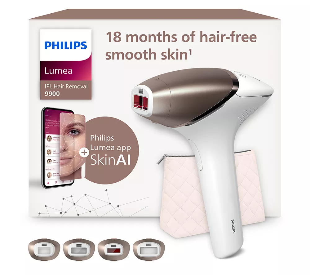 PHILIPS Lumea 9000 Series BRI951/01 Cordless IPL Hair Removal System - White & Rose Gold