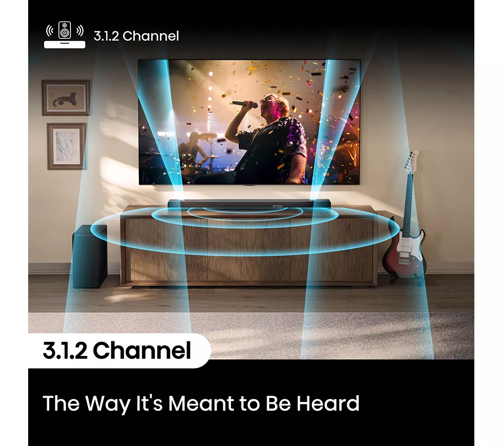 HISENSE AX3120Q 3.1.2 Wireless Sound Bar with Dolby Atmos & DTS Virtual:X - Image 6