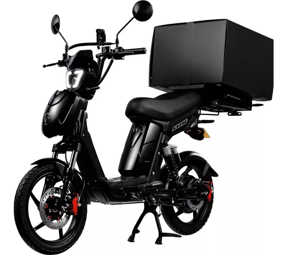 ESKUTA SX-250 Series 4 Cargo Electric Bike - Matte Black